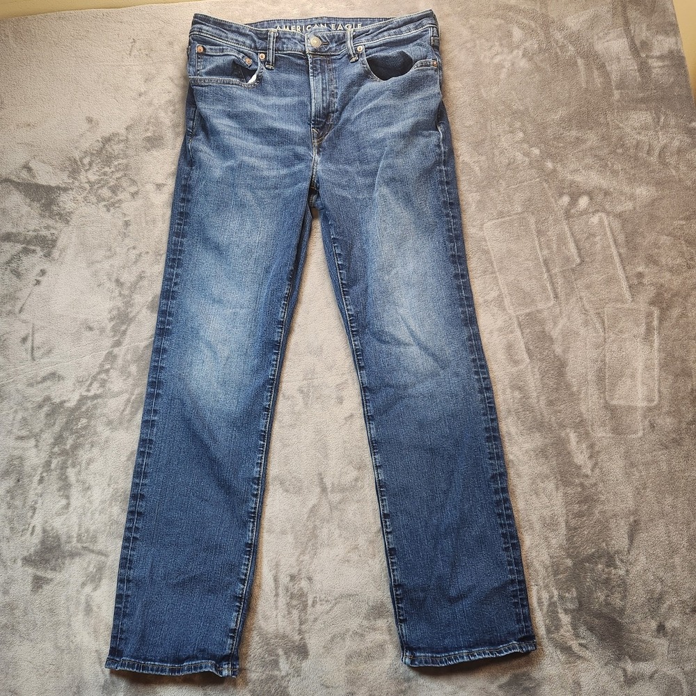 American Eagle Jeans Mens 34x32 Original Bootcut Medium Wash Denim